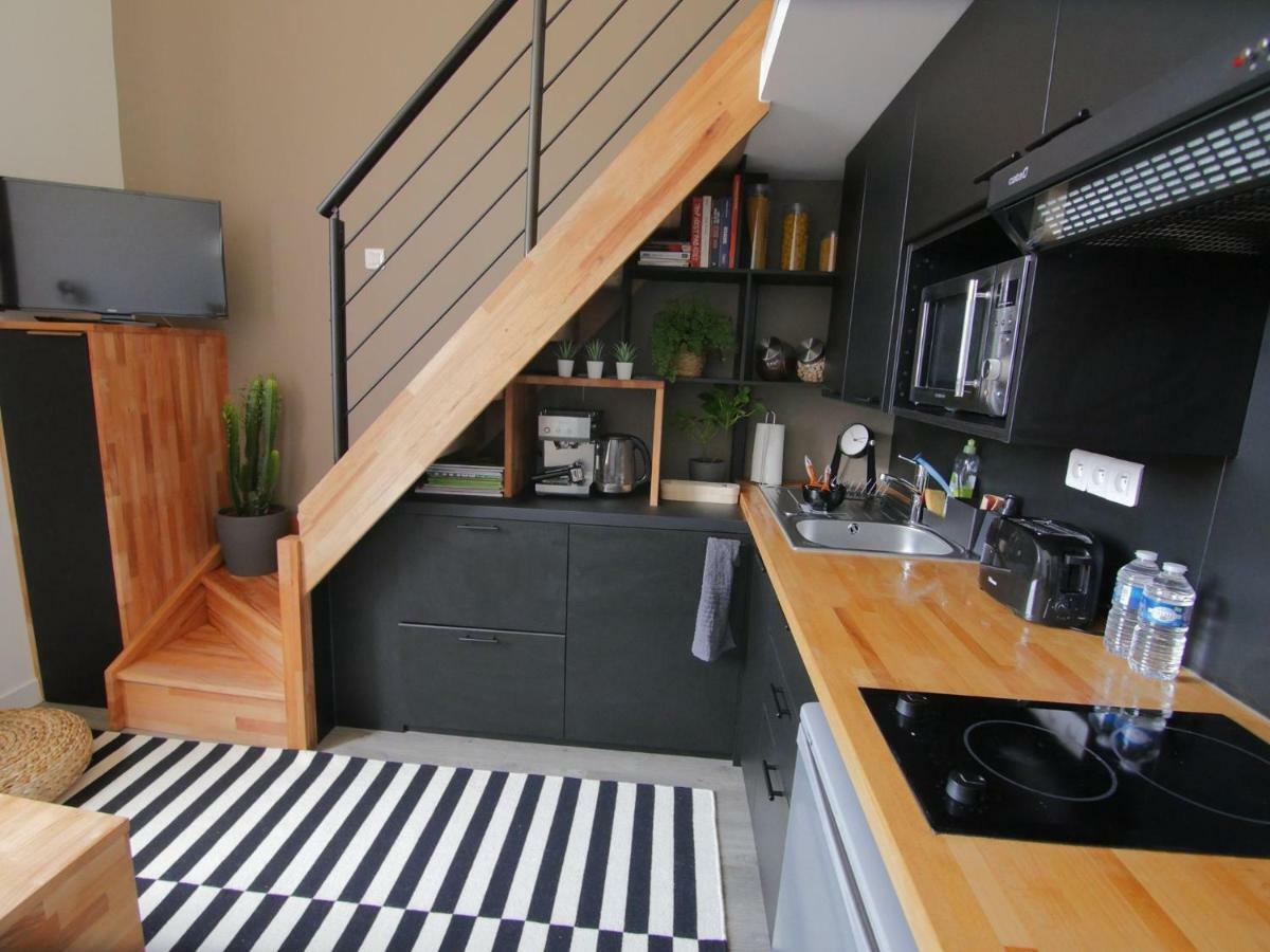 Studio Duplex Dans Residence De Standing Avec Piscine, Vue Sur Mer 르크로아시 외부 사진